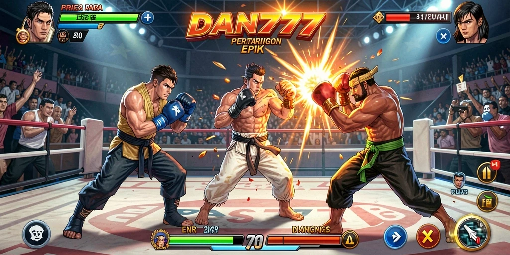 Tampilkan pertarungan mendebarkan dengan efek visual menakjubkan di DAN777.