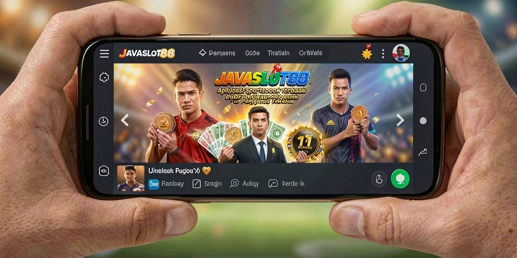 Tampilan gameplay menarik dari aplikasi Sportsbook JAVASLOT88.