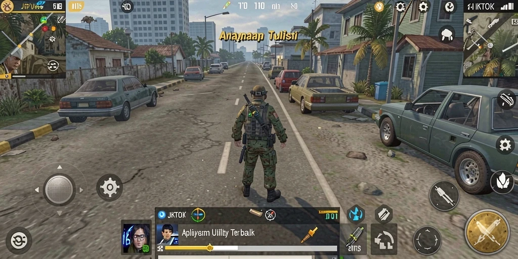 Screenshot aplikasi JKTOK menampilkan antarmuka yang sederhana dan mudah digunakan.