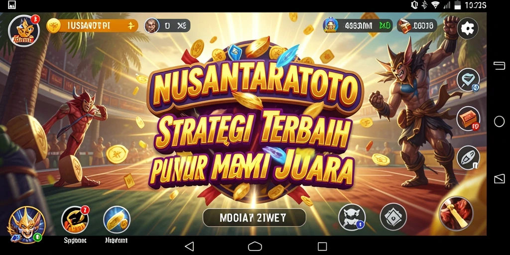 Tampilan gameplay menarik NUSANTARATOTO dengan strategi mendebarkan.