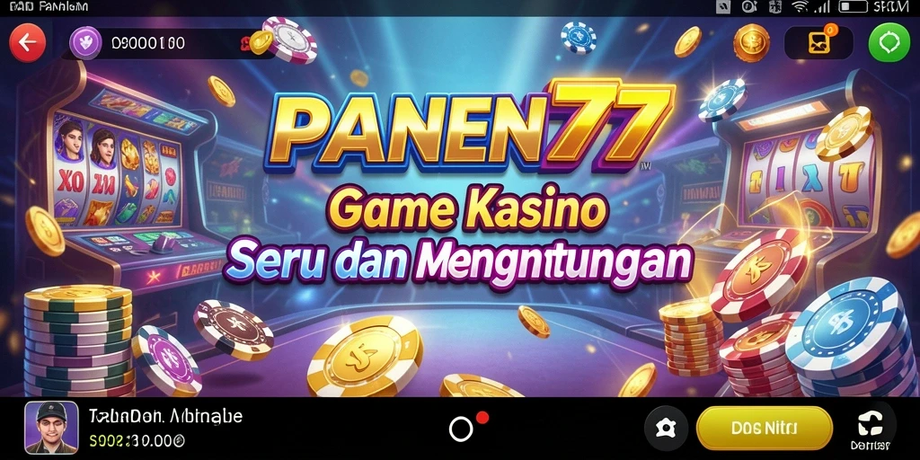 Screenshot PANEN77 menunjukkan gameplay Kasino yang menarik dan interaktif.