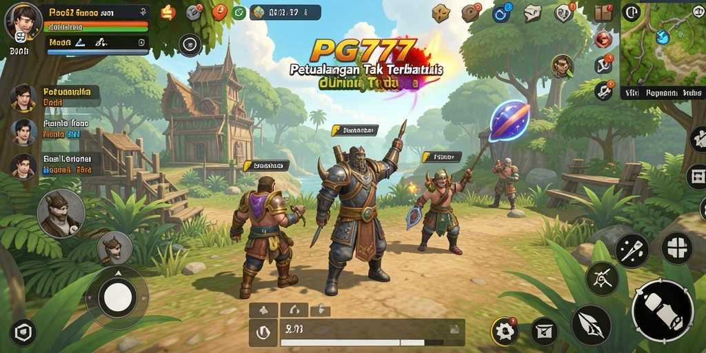 Screenshot PG777 menunjukkan gameplay Open World yang memukau dan imersif.