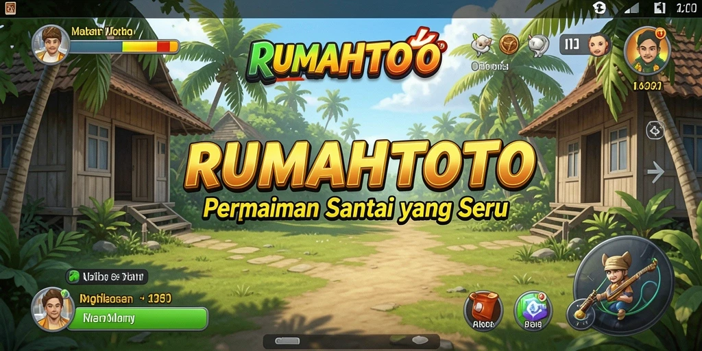 Gameplay RUMAHTOTO yang penuh warna dan menantang