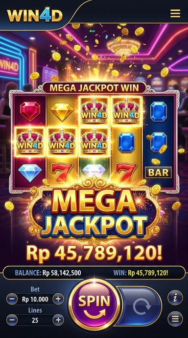 Screenshot aplikasi win4d saat menjelajahi berbagai kategori aplikasi.